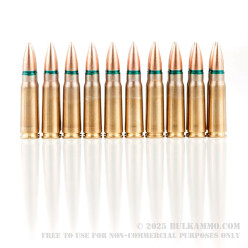 20 Rounds of 7.62x39mm Ammo by Arsenal - 122gr FMJ