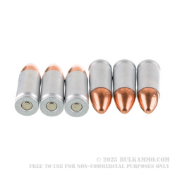 50 Rounds of 9mm Ammo by Blazer Aluminum - 115gr FMJ