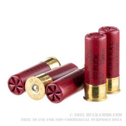 250 Rounds of 12ga Ammo by Federal -  00 Buck