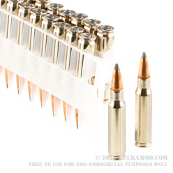 20 Rounds of .308 Win Ammo by Federal Premium - 165gr Sierra GameKing SPBT