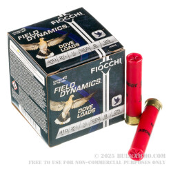 25 Rounds of .410 Ammo by Fiocchi - 1/2 ounce #8 shot