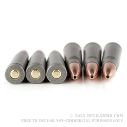 100 Rounds of 7.62x39mm Ammo by Tula - 124gr HP