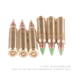 1000 Rounds of 5.56x45 Ammo by Winchester - 62gr FMJ Green Tip