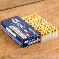 1000 Rounds of .45 ACP Ammo by Fiocchi - 230gr FMJ