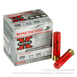 250 Rounds of 28ga Ammo by Winchester Super-X - 1 ounce #7 1/2 shot