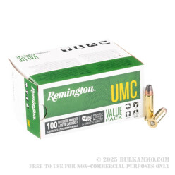 600 Rounds of .38 Spl Ammo by Remington - 125gr SJHP