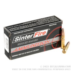 500 Rounds of .300 AAC Blackout Ammo by SinterFire - 110gr Lead-Free Frangible