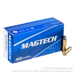 50 Rounds of .357 Mag Ammo by Magtech - 158gr LSWC