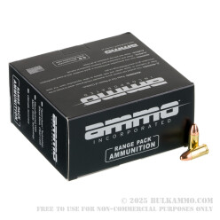 200 Rounds of 9mm Ammo by Ammo Inc. - 115gr TMJ