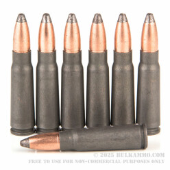 1000 Rounds of 7.62x39mm Ammo by Wolf - 124gr SP