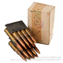 320 Rounds of 30-06 Springfield M1-Garand Ammo by Pakistani Surplus - 150gr FMJ
