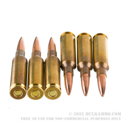 20 Rounds of 6.5 Creedmoor Ammo by Aguila - 140gr FMJBT