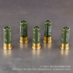 12 ga - 2-3/4" - 1 1/8 oz. - Steel #2 Shot - High Velocity Magnum Steel Load - PMC - 250 Rounds