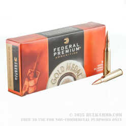 20 Rounds of .338 Lapua Ammo by Federal - 250gr HPBT