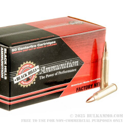 50 Rounds of .223 Ammo by Black Hills Ammunition - 55gr FMJ