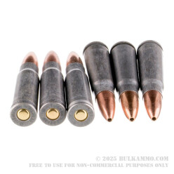 1000 Rounds of 7.62x39mm Ammo by Tula - 122gr HP