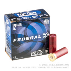 250 Rounds of 12ga Ammo by Federal Top Gun Sporting - 1 ounce #7-1/2 shot