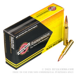 20 Rounds of 30-06 Springfield Ammo by Black Hills Gold - 178gr ELD-X