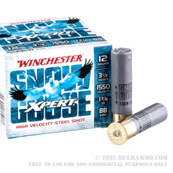 25 Rounds of 12ga Ammo by Winchester Xpert Snow Goose - 1 3/8 ounce BB steel shot