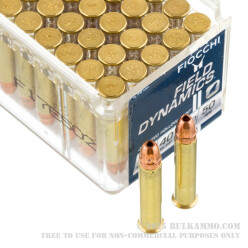 500 Rounds of .22 WMR Ammo by Fiocchi - 40gr JHP