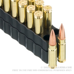 20 Rounds of .300 AAC Blackout Ammo by Ammo Inc. - 150gr FMJ