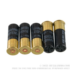 5 Rounds of 12ga Ammo by Barnes Defense - #4 Buck