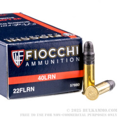 5000 Rounds of .22 LR Ammo by Fiocchi Range Dynamics - 40gr LRN