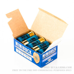 250 Rounds of 12ga Ammo by NobelSport MiniBuck LE - 6 pellet 00 buckshot