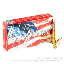 200 Rounds of .243 Win Ammo by Hornady American Whitetail - 100gr SPBT