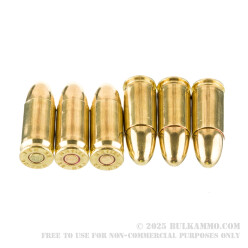 50 Rounds of 9mm Ammo by Turan - 124gr FMJ