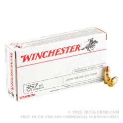 50 Rounds of .357 SIG Ammo by Winchester - 125gr JHP