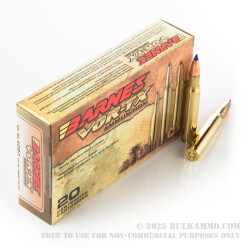 20 Rounds of 30-06 Springfield Ammo by Barnes - 150gr TTSX