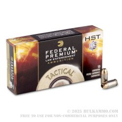 1000 Rounds of .380 ACP Ammo by Federal Tactical - 99gr HST JHP