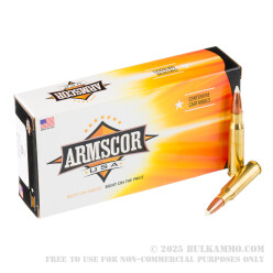 200 Rounds of .308 Win Ammo by Armscor USA - 165gr AccuBond