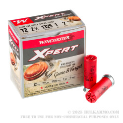 250 Rounds of 12ga Ammo by Winchester Xpert - 1 ounce #7 Shot (Steel)