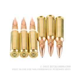 20 Rounds of .308 Win Ammo by Remington - 168gr HPBT MatchKing