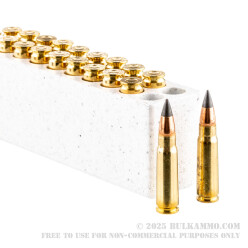 20 Rounds of 7.62x39mm Ammo by Winchester Deer Season XP - 123gr XP