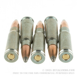 500  Rounds of 7.62x39mm Ammo by Silver Bear - 125gr SP