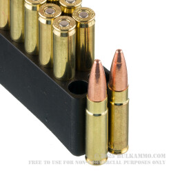 20 Rounds of .300 AAC Blackout Ammo by Ammo Inc. stelTH - 220gr TMJ