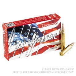 200 Rounds of .300 Win Mag Ammo by Hornady American Whitetail - 150gr InterLock SP
