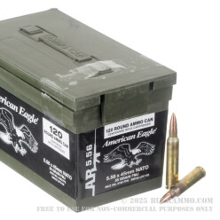 120 Rounds of 5.56x45 Ammo by Federal - 55gr FMJBT