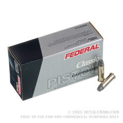 50 Rounds of .38 Spl Ammo by Federal Law Enforcement - 158gr LSWC