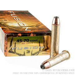 20 Rounds of .45-70 Ammo by Federal - 300 gr Fusion