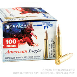 500  Rounds of .223 Ammo by Federal - 55gr FMJ