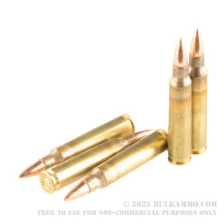 20 Rounds of 5.56x45 Ammo by Hornady Frontier - 55gr FMJ M193