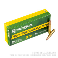 20 Rounds of .223 Ammo by Remington - 55gr PSP