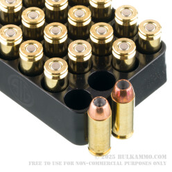 20 Rounds of 10mm Ammo by SIG Sauer V-Crown - 180gr JHP