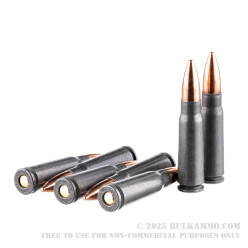 20 Rounds of 7.62x39mm Ammo by Red Army Standard - 122gr FMJ