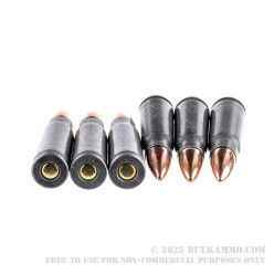 20 Rounds of 7.62x39mm Ammo by Red Army Standard - 122gr FMJ