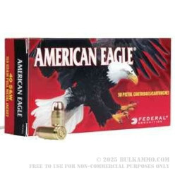 1000 Rounds of 9x18mm Makarov Ammo by Federal American Eagle - 95gr FMJ